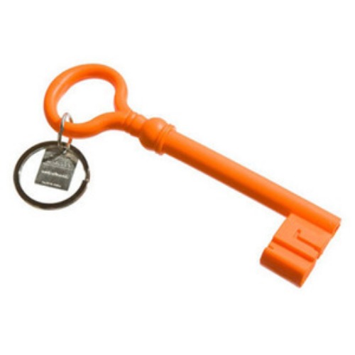 Reality Keychain Key  Orange