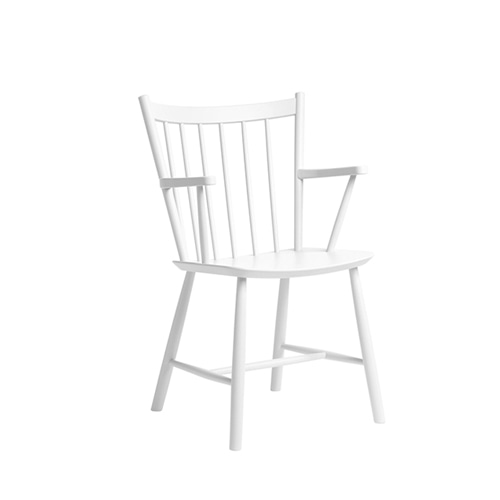 J42 Chair FDB Solid Beech White