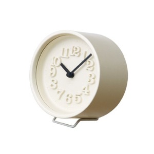 Riki Small Clock Ivory